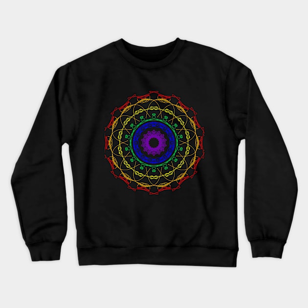 Pride Kaleidoscope Crewneck Sweatshirt by CipherArt
